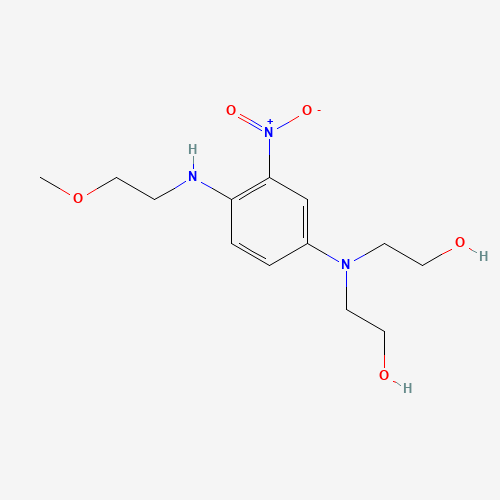 2-[N-(2-hydroxyethyl)-4-(2-methoxyethylamino)-3-nitroanilino]ethanol (CAS: 23920-15-2) - Related Chemical Product