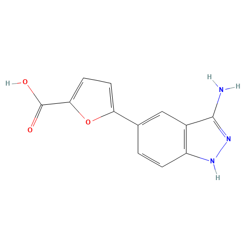 5-(3-amino-1H-indazol-5-yl)furan-2-carboxylic acid (CAS: 871708-18-8) - Related Chemical Product