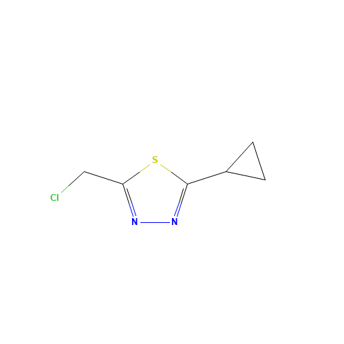 2-(chloromethyl)-5-cyclopropyl-1,3,4-thiadiazole (CAS: 138300-59-1) - Related Chemical Product
