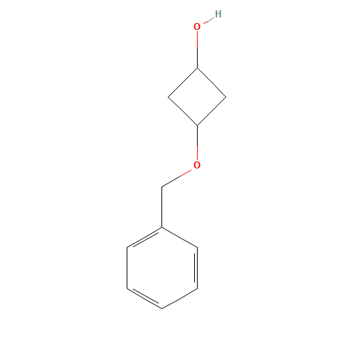 3-phenylmethoxycyclobutan-1-ol (CAS: 100058-61-5) - Chemical Structure and Molecular Formula 