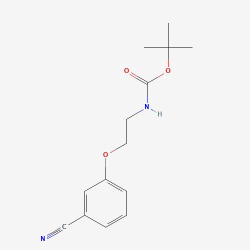 tert-butyl N-[2-(3-cyanophenoxy)ethyl]carbamate (CAS: 252263-98-2) - Related Chemical Product