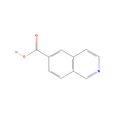isoquinoline-6-carboxylic acid (CAS: 106778-43-2) - Chemical Structure and Molecular Formula 