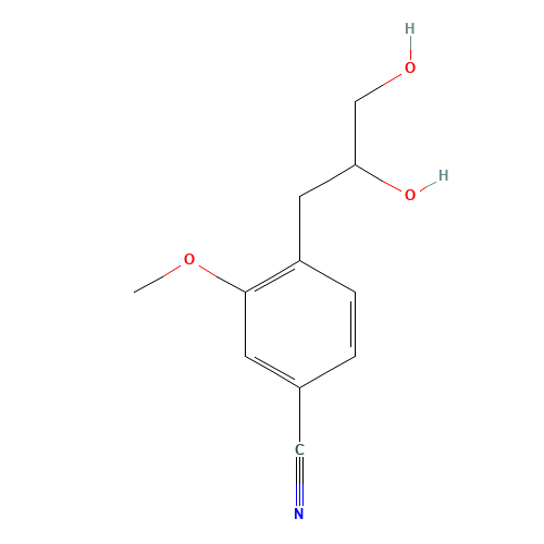 4-(2,3-dihydroxypropyl)-3-methoxybenzonitrile (CAS: 1374358-57-2) - Related Chemical Product
