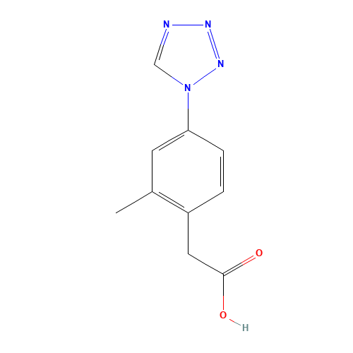 2-[2-methyl-4-(tetrazol-1-yl)phenyl]acetic acid (CAS: 1374573-70-2) - Related Chemical Product