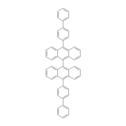 9-(4-phenylphenyl)-10-[10-(4-phenylphenyl)anthracen-9-yl]anthracene (CAS: 172285-79-9) - Related Chemical Product