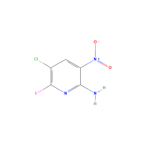 5-chloro-6-iodo-3-nitropyridin-2-amine (CAS: 1394373-21-7) - Related Chemical Product