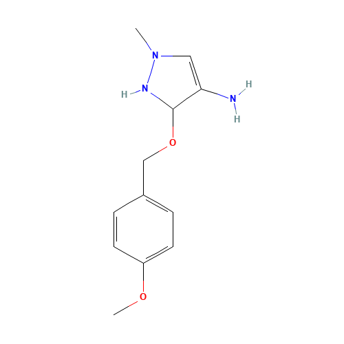 5-[(4-methoxyphenyl)methoxy]-2-methyl-1,5-dihydropyrazol-4-amine (CAS: 1131604-84-6) - Related Chemical Product