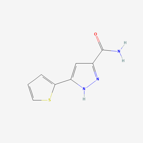 5-thiophen-2-yl-1H-pyrazole-3-carboxamide (CAS: 1240279-47-3) - Related Chemical Product