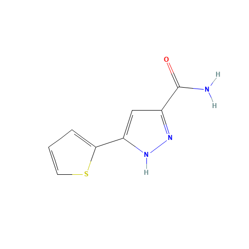 5-thiophen-2-yl-1H-pyrazole-3-carboxamide (CAS: 1240279-47-3) - Related Chemical Product