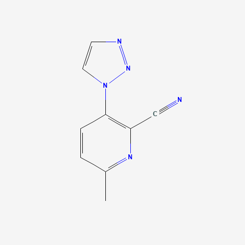 6-methyl-3-(triazol-1-yl)pyridine-2-carbonitrile (CAS: 1384199-28-3) - Related Chemical Product