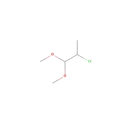 2-chloro-1,1-dimethoxypropane (CAS: 87894-32-4) - Chemical Structure and Molecular Formula 