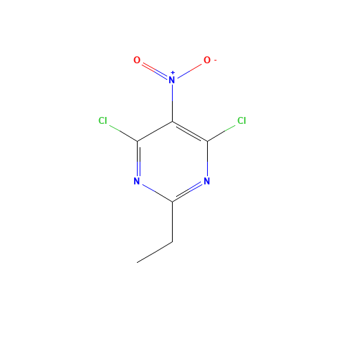 4,6-dichloro-2-ethyl-5-nitropyrimidine (CAS: 6237-95-2) - Related Chemical Product