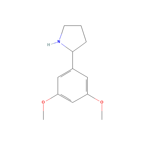 2-(3,5-dimethoxyphenyl)pyrrolidine (CAS: 367281-01-4) - Related Chemical Product