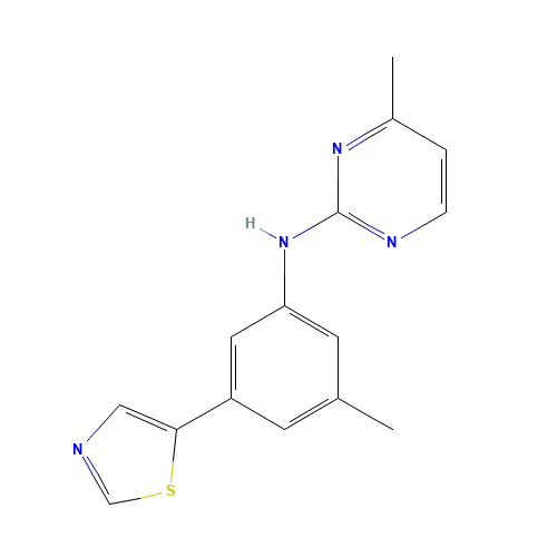 4-methyl-N-[3-methyl-5-(1,3-thiazol-5-yl)phenyl]pyrimidin-2-amine (CAS: 1312535-23-1) - Related Chemical Product