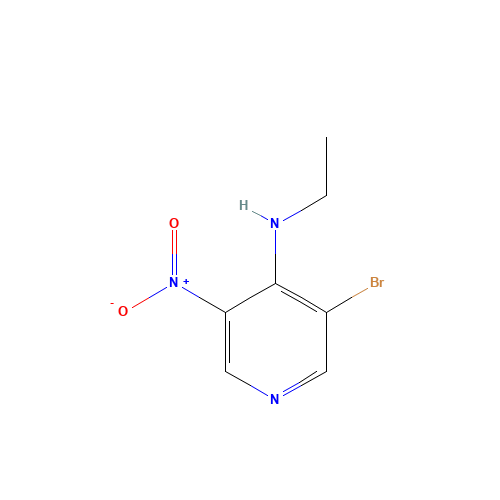 3-bromo-N-ethyl-5-nitropyridin-4-amine (CAS: 607371-01-7) - Related Chemical Product