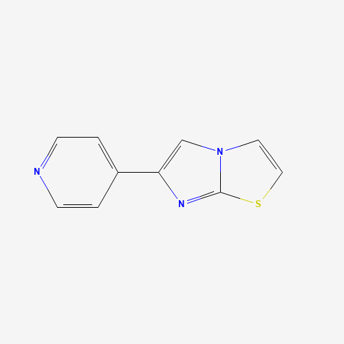 6-pyridin-4-ylimidazo[2,1-b][1,3]thiazole (CAS: 96911-75-0) - Chemical Structure and Molecular Formula 