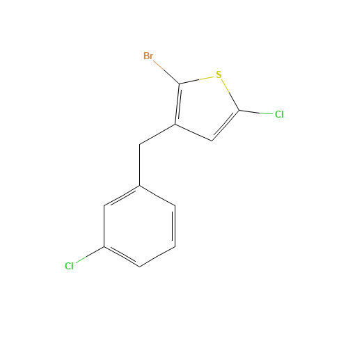 2-bromo-5-chloro-3-[(3-chlorophenyl)methyl]thiophene (CAS: 1014644-84-8) - Related Chemical Product
