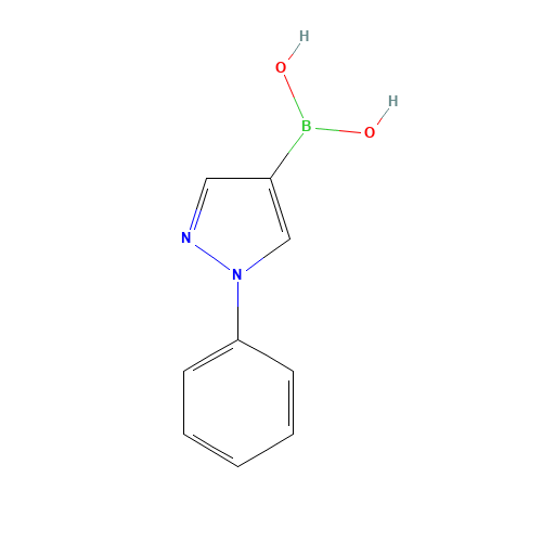 (1-phenylpyrazol-4-yl)boronic acid (CAS: 1201643-70-0) - Related Chemical Product