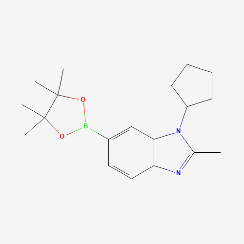 1-cyclopentyl-2-methyl-6-(4,4,5,5-tetramethyl-1,3,2-dioxaborolan-2-yl)benzimidazole (CAS: 1231930-39-4) - Related Chemical Product