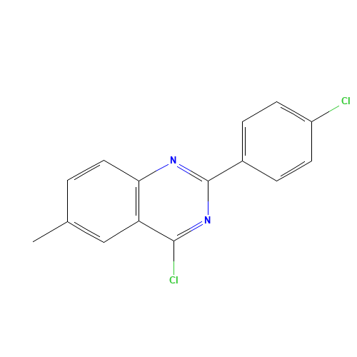 4-chloro-2-(4-chlorophenyl)-6-methylquinazoline (CAS: 885277-69-0) - Related Chemical Product