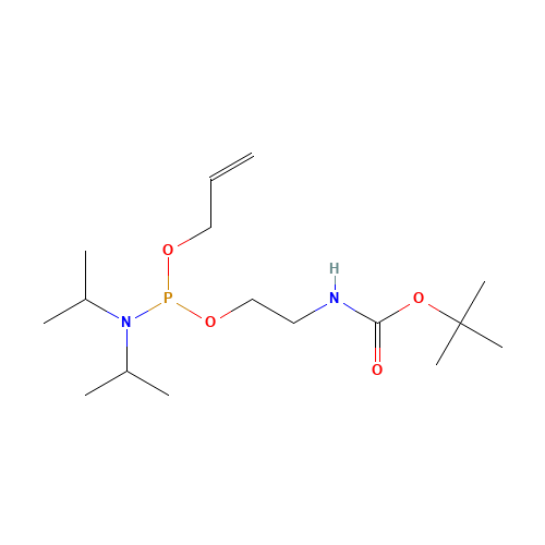 tert-butyl N-[2-[[di(propan-2-yl)amino]-prop-2-enoxyphosphanyl]oxyethyl]carbamate (CAS: 287105-98-0) - Related Chemical Product