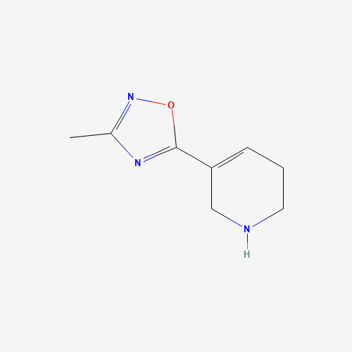 3-methyl-5-(1,2,3,6-tetrahydropyridin-5-yl)-1,2,4-oxadiazole (CAS: 114923-64-7) - Related Chemical Product