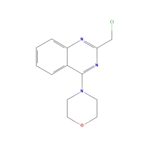 4-[2-(chloromethyl)quinazolin-4-yl]morpholine (CAS: 668276-06-0) - Related Chemical Product