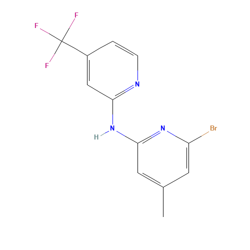 6-bromo-4-methyl-N-[4-(trifluoromethyl)pyridin-2-yl]pyridin-2-amine (CAS: 1407500-61-1) - Related Chemical Product