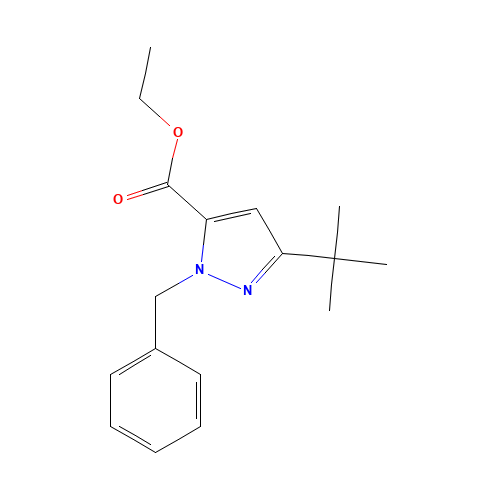 ethyl 2-benzyl-5-tert-butylpyrazole-3-carboxylate (CAS: 175277-04-0) - Related Chemical Product