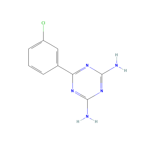 6-(3-chlorophenyl)-1,3,5-triazine-2,4-diamine (CAS: 4514-54-9) - Related Chemical Product