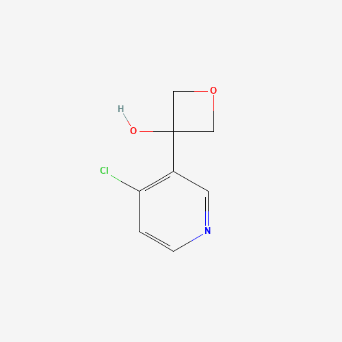 3-(4-chloropyridin-3-yl)oxetan-3-ol (CAS: 1454913-88-2) - Chemical Structure and Molecular Formula 