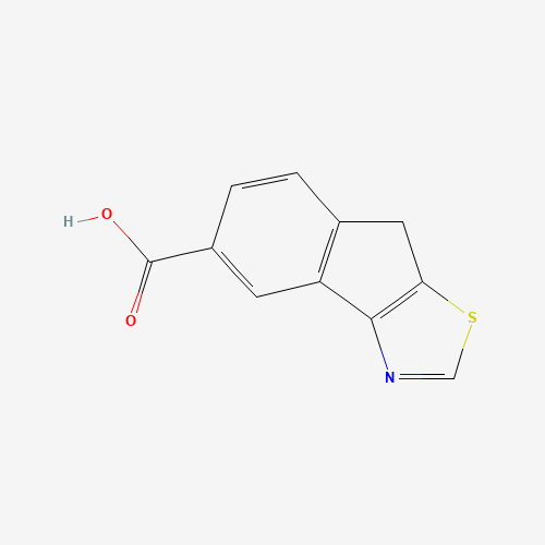 4H-indeno[1,2-d][1,3]thiazole-7-carboxylic acid (CAS: 1245648-00-3) - Chemical Structure and Molecular Formula 