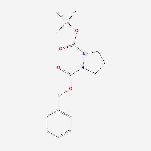 2-O-benzyl 1-O-tert-butyl pyrazolidine-1,2-dicarboxylate (CAS: 57699-89-5) - Related Chemical Product