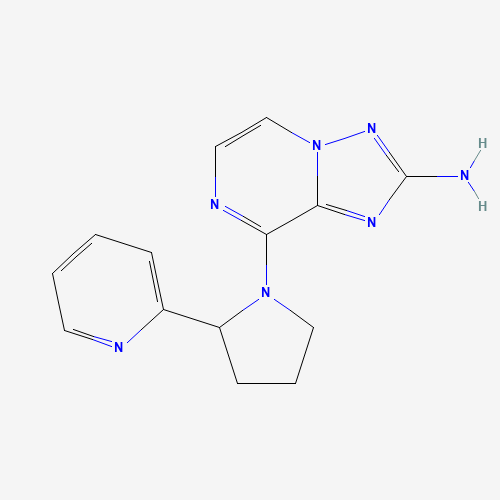 8-(2-pyridin-2-ylpyrrolidin-1-yl)-[1,2,4]triazolo[1,5-a]pyrazin-2-amine (CAS: 1360612-78-7) - Related Chemical Product