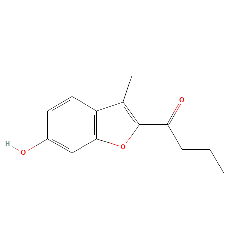 1-(6-hydroxy-3-methyl-1-benzofuran-2-yl)butan-1-one (CAS: 99245-46-2) - Related Chemical Product