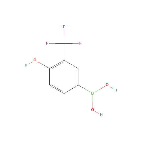 [4-hydroxy-3-(trifluoromethyl)phenyl]boronic acid (CAS: 1187874-94-7) - Related Chemical Product