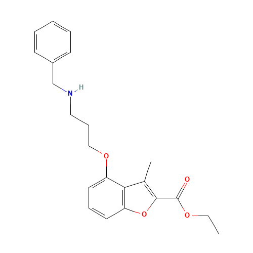 ethyl 4-[3-(benzylamino)propoxy]-3-methyl-1-benzofuran-2-carboxylate (CAS: 279230-22-7) - Related Chemical Product
