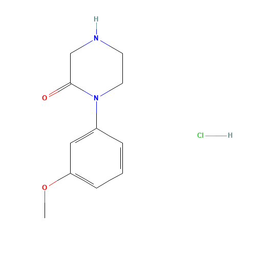 1-(3-methoxyphenyl)piperazin-2-one;hydrochloride (CAS: 1268990-40-4) - Related Chemical Product