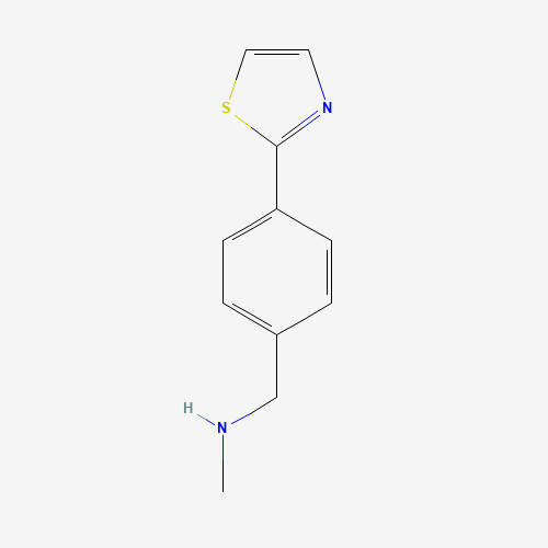 N-methyl-1-[4-(1,3-thiazol-2-yl)phenyl]methanamine (CAS: 886851-31-6) - Related Chemical Product