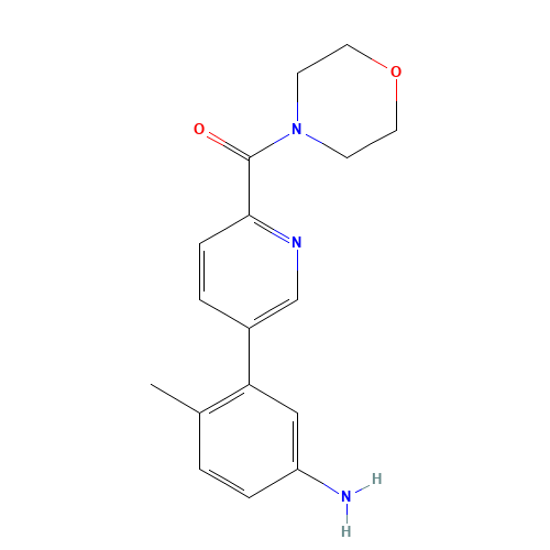 [5-(5-amino-2-methylphenyl)pyridin-2-yl]-morpholin-4-ylmethanone (CAS: 1207878-05-4) - Related Chemical Product