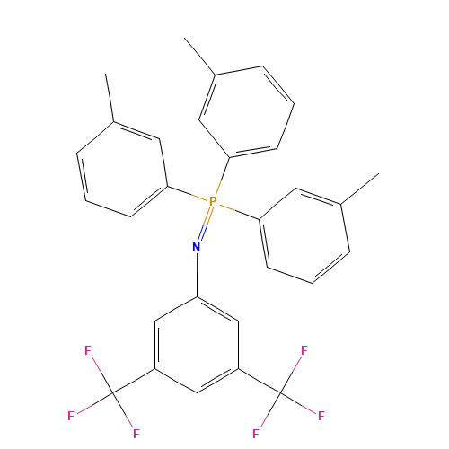 [3,5-bis(trifluoromethyl)phenyl]imino-tris(3-methylphenyl)-$l^{5}-phosphane (CAS: 260368-14-7) - Related Chemical Product