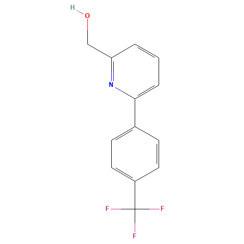 [6-[4-(trifluoromethyl)phenyl]pyridin-2-yl]methanol (CAS: 648439-11-6) - Related Chemical Product