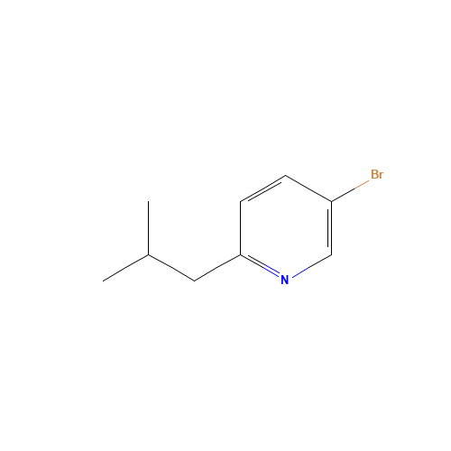 5-bromo-2-(2-methylpropyl)pyridine (CAS: 701934-82-9) - Related Chemical Product
