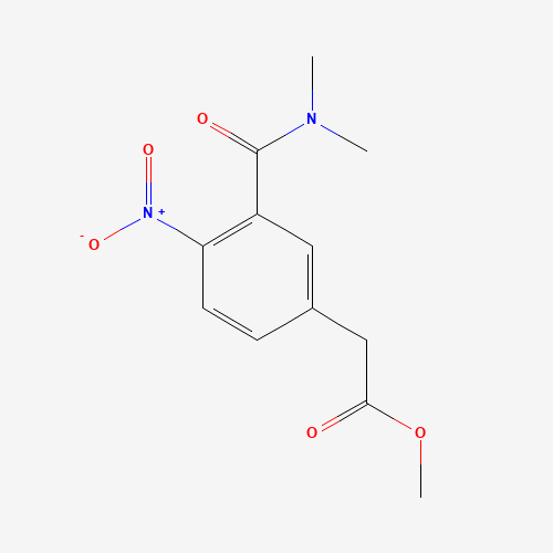 methyl 2-[3-(dimethylcarbamoyl)-4-nitrophenyl]acetate (CAS: 594844-71-0) - Related Chemical Product