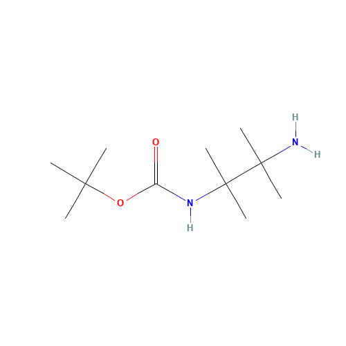 tert-butyl N-(3-amino-2,3-dimethylbutan-2-yl)carbamate (CAS: 1306610-31-0) - Related Chemical Product
