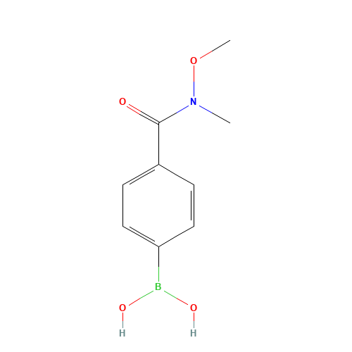 [4-[methoxy(methyl)carbamoyl]phenyl]boronic acid (CAS: 179055-26-6) - Related Chemical Product