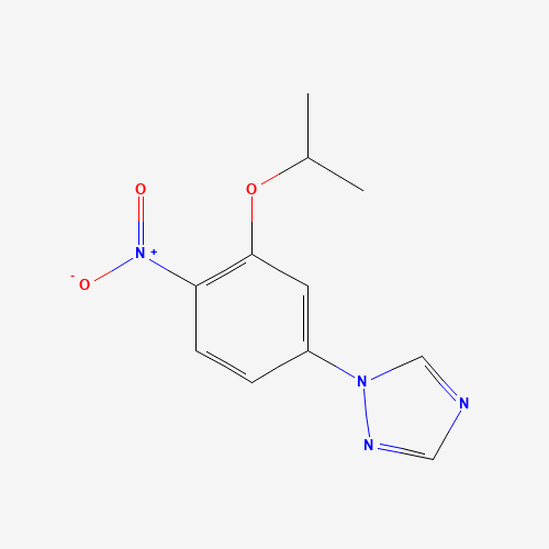 1-(4-nitro-3-propan-2-yloxyphenyl)-1,2,4-triazole (CAS: 1462950-80-6) - Related Chemical Product