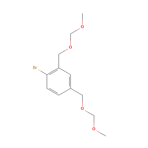1-bromo-2,4-bis(methoxymethoxymethyl)benzene (CAS: 905710-69-2) - Related Chemical Product