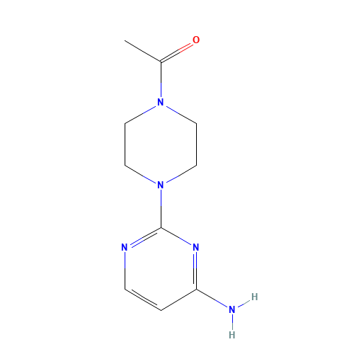 1-[4-(4-aminopyrimidin-2-yl)piperazin-1-yl]ethanone (CAS: 57005-70-6) - Related Chemical Product