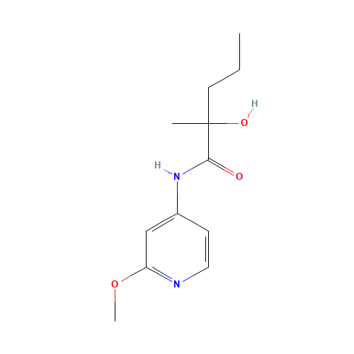 2-hydroxy-N-(2-methoxypyridin-4-yl)-2-methylpentanamide (CAS: 1433904-77-8) - Related Chemical Product